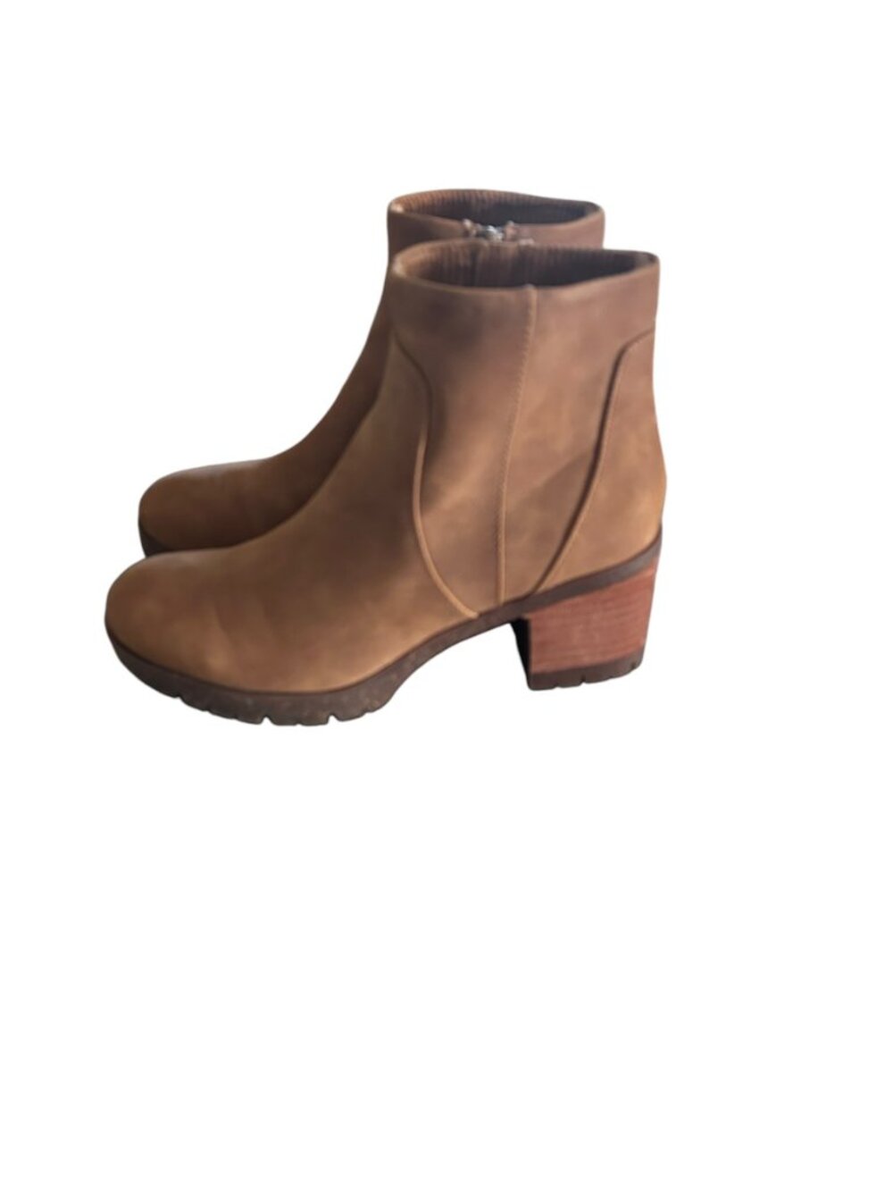 Kork-Ease Brown Ankle Boots 8.5
